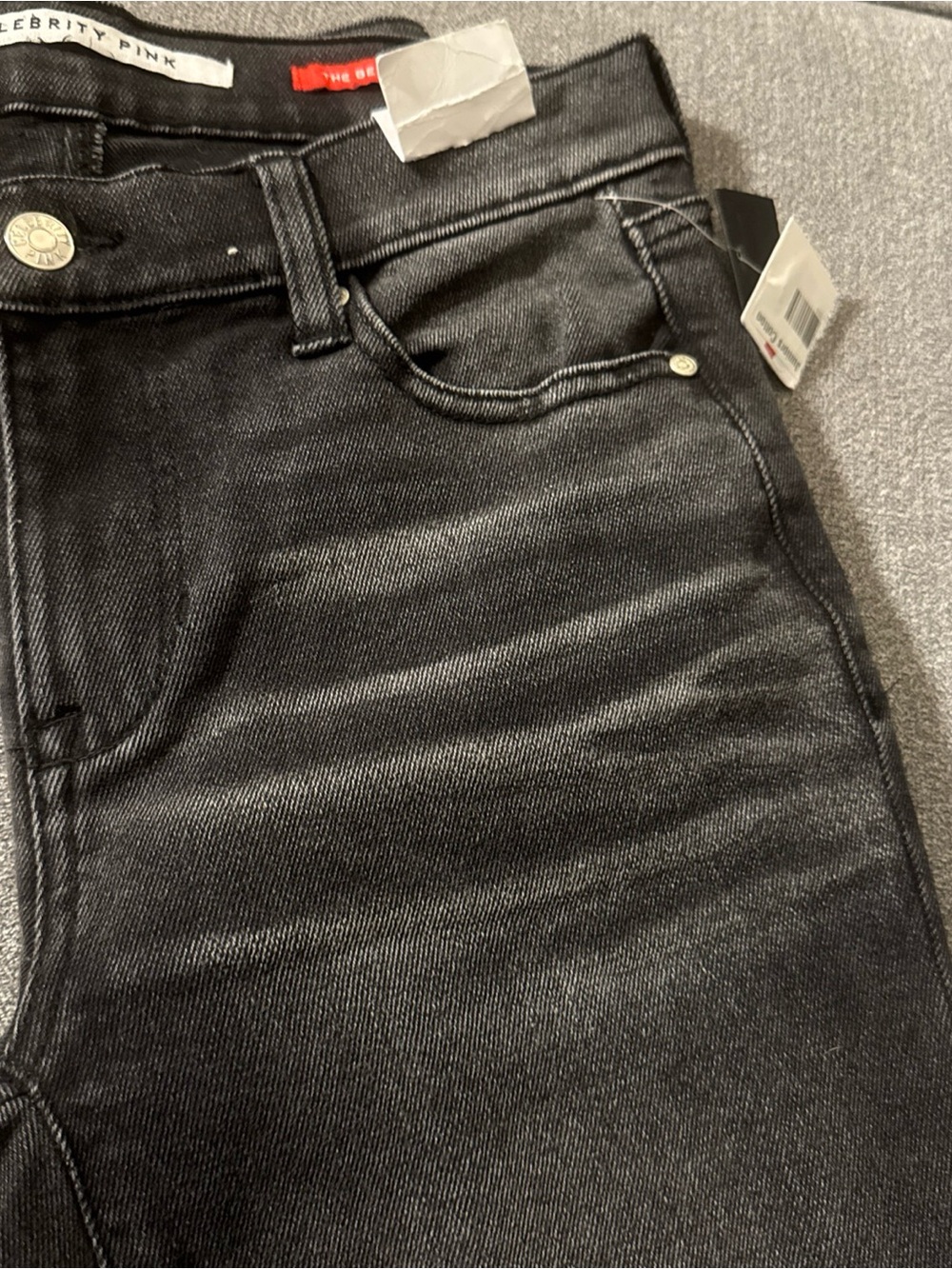 CELEBRITY PINK SIZE 5 BLACK JEANS NWT